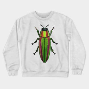 Jewel Beetle Digital Painting Crewneck Sweatshirt